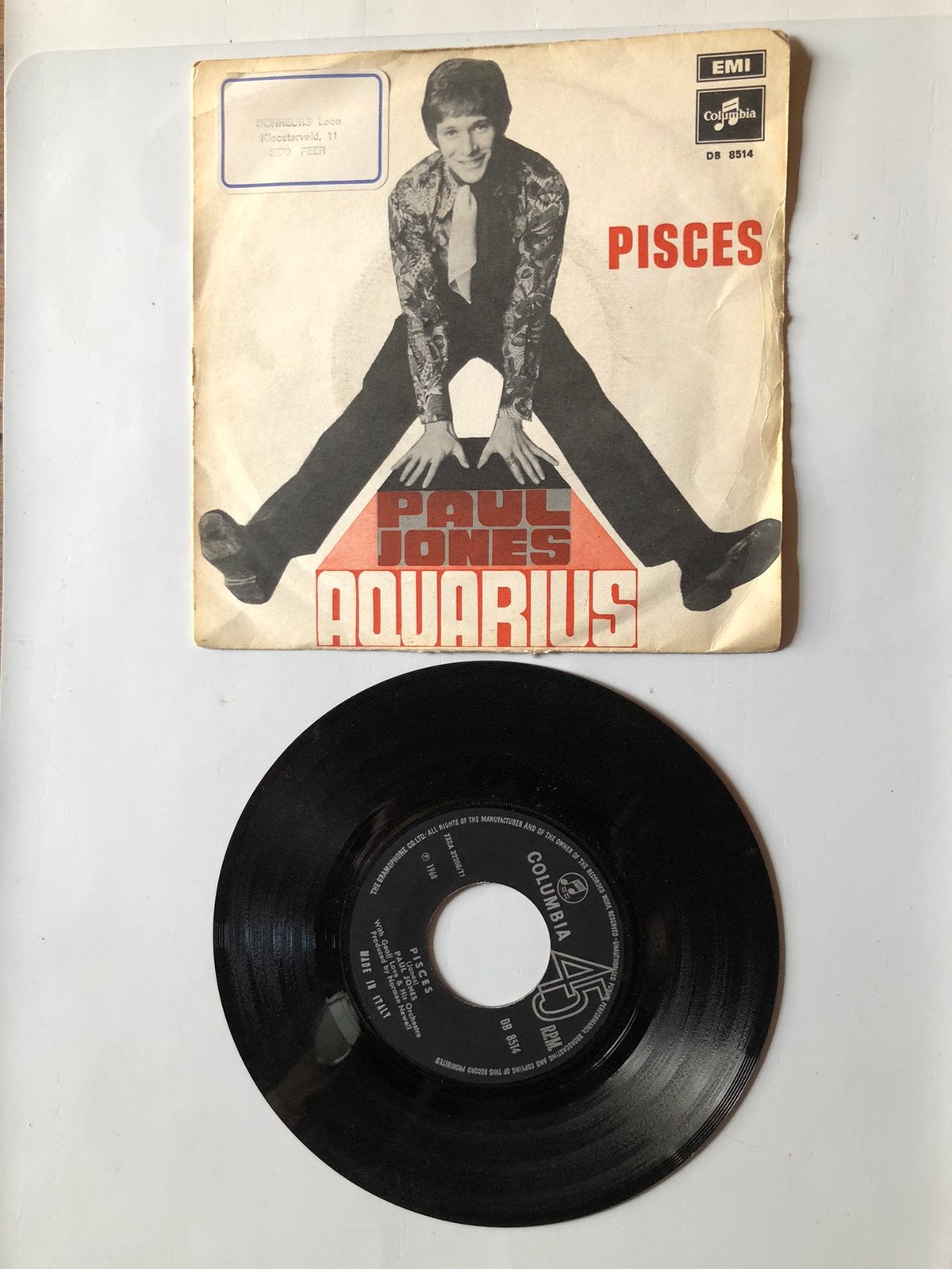 Paul Jones: Aquarius ( 1968), Verzenden, Zo goed als nieuw