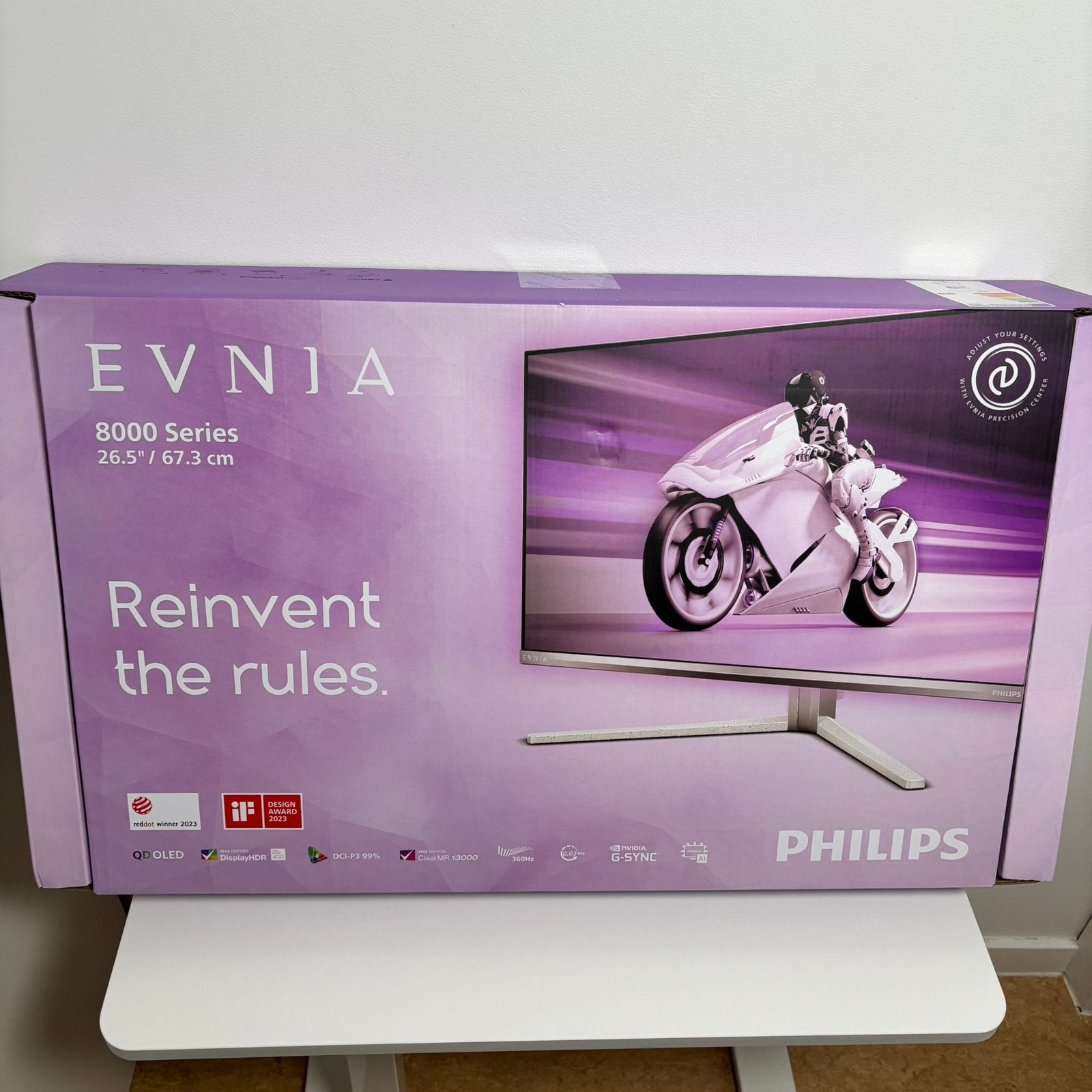 Philips Evnia 8000 Series 26.5" OLED 360Hz, Informatique & Logiciels, Gaming, Autres types, Moins de 1 ms, Comme neuf