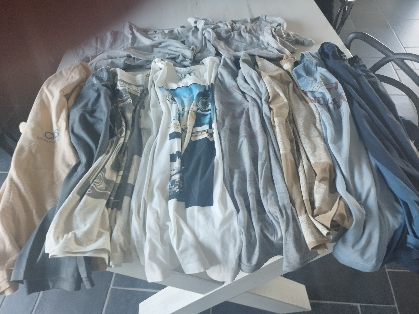 Lot de vêtements pour hommes 10 pièces, Ophalen, Sans marque, Blauw, Gedragen