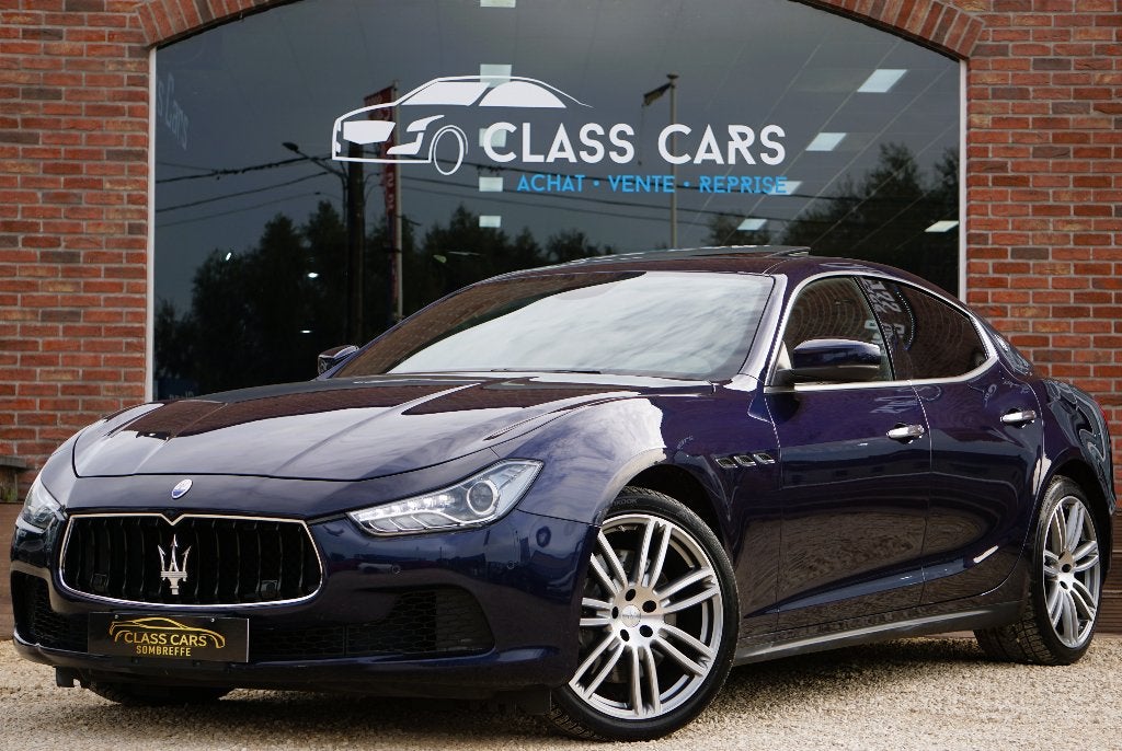 MASERATI GHIBLI 3.0 V6 Turbo GranSport TVA XENON CARNET EU6b, Autos, Cuir, Achat, 2987 cm³, Euro 6