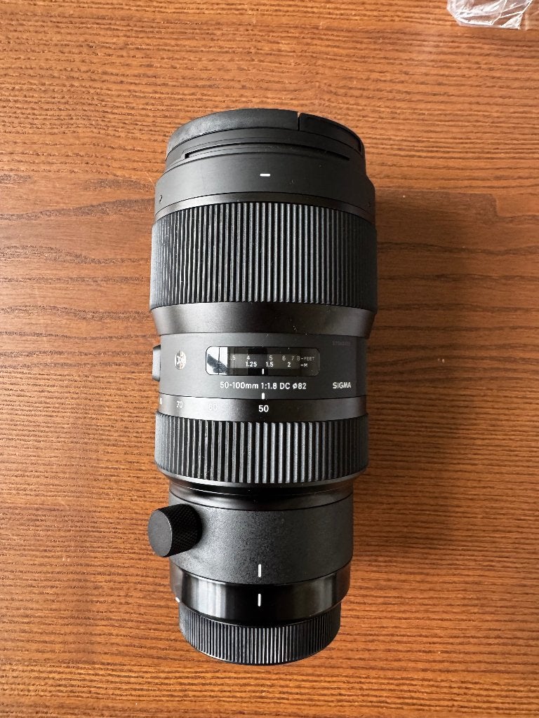 Sigma 50-100mm f1.8 DC ART (EF-moun), Audio, Tv en Foto, Sigma, Zo goed als nieuw, Autofocus, Canon EF