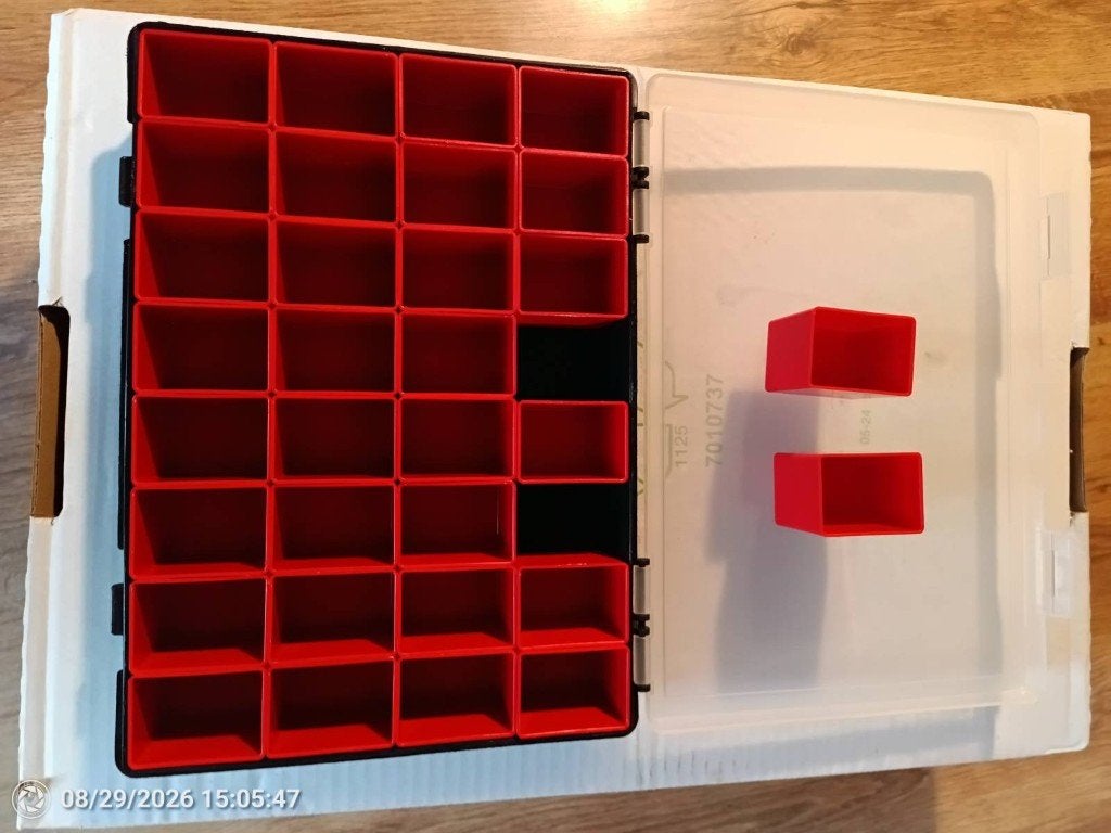4 x 8 boîtes d'assortiment (avec plateaux amovibles), Enlèvement ou Envoi, Comme neuf