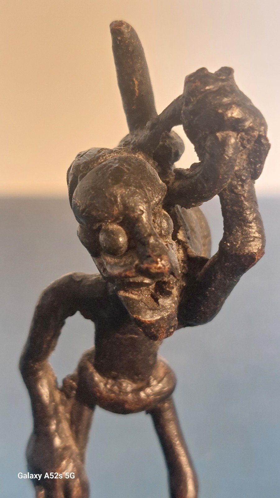 Époque coloniale africaine., Fait main, Sculpture, Afrique, Enlèvement ou Envoi