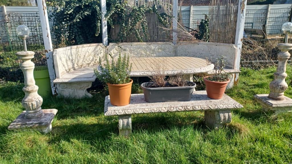 Meuble de jardin en pierre, Enlèvement ou Envoi