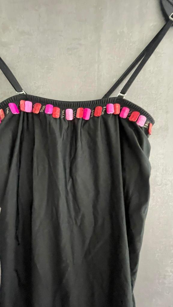 MAILLOT robe BONPRIX noir avec perles M, Vêtements | Femmes, Enlèvement ou Envoi, Comme neuf, HFPARIS/BONPRIX, Maillot de bain