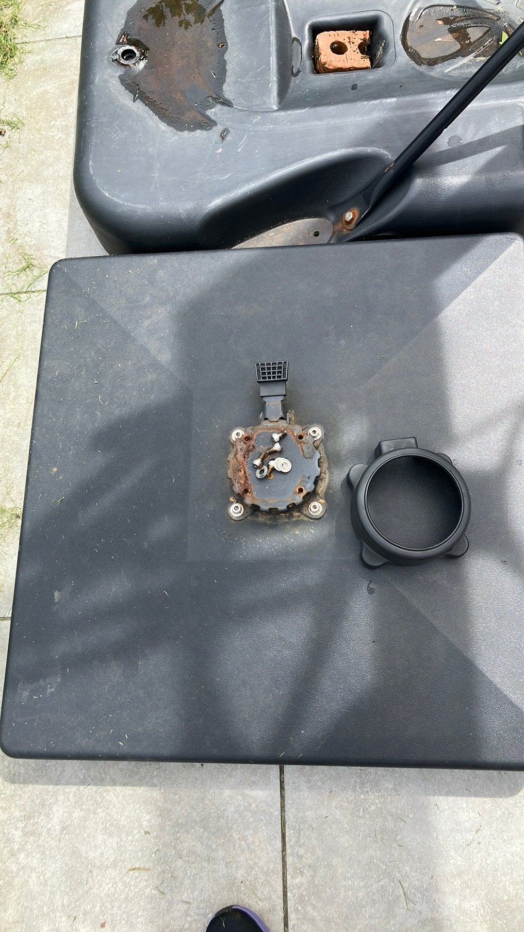 Parasolvoet, Tuin en Terras, Ophalen, Gebruikt, Minder dan 1 meter, Parasolvoet