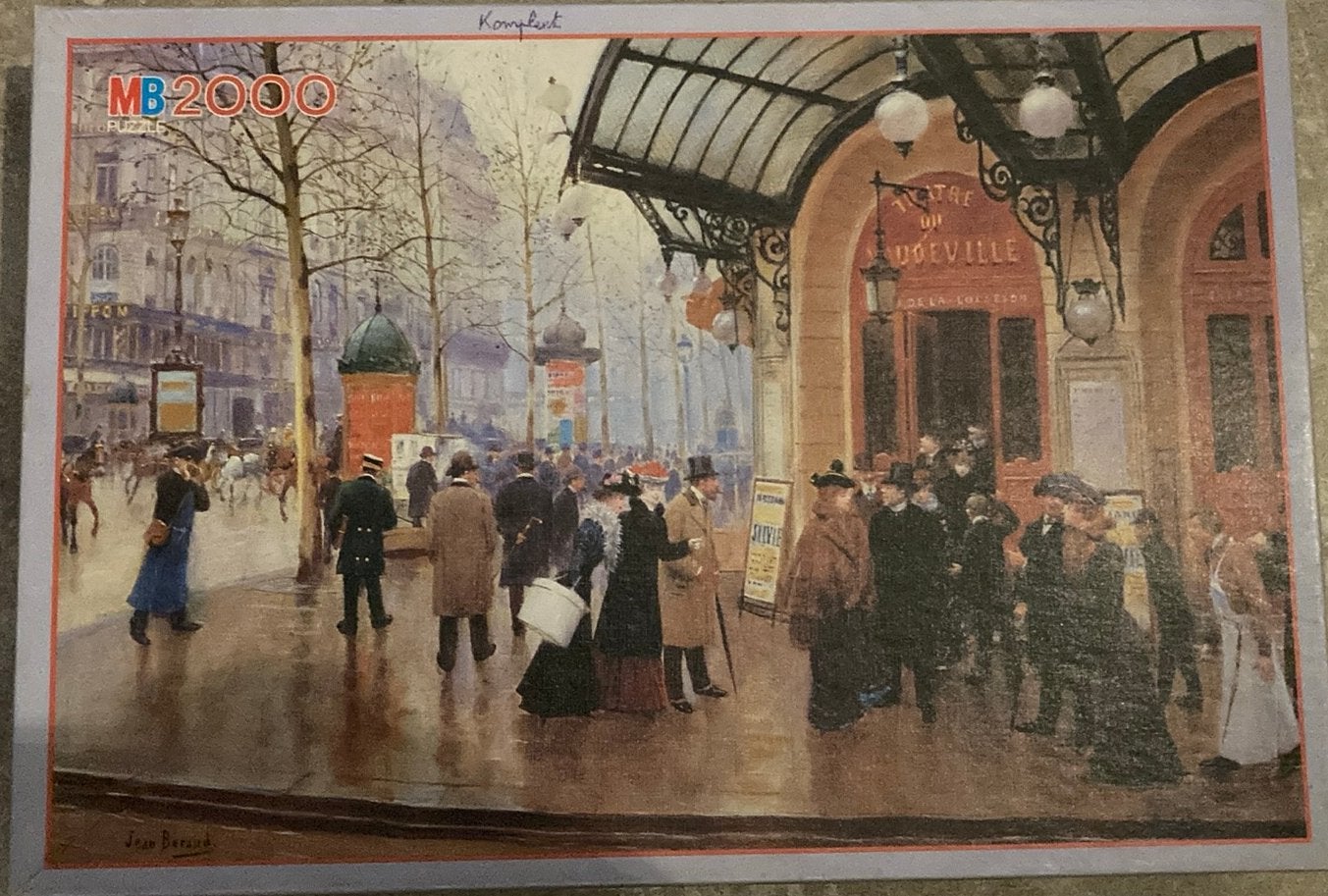 Vintage MB puzzel 2000 stukken, Hobby en Vrije tijd, Ophalen