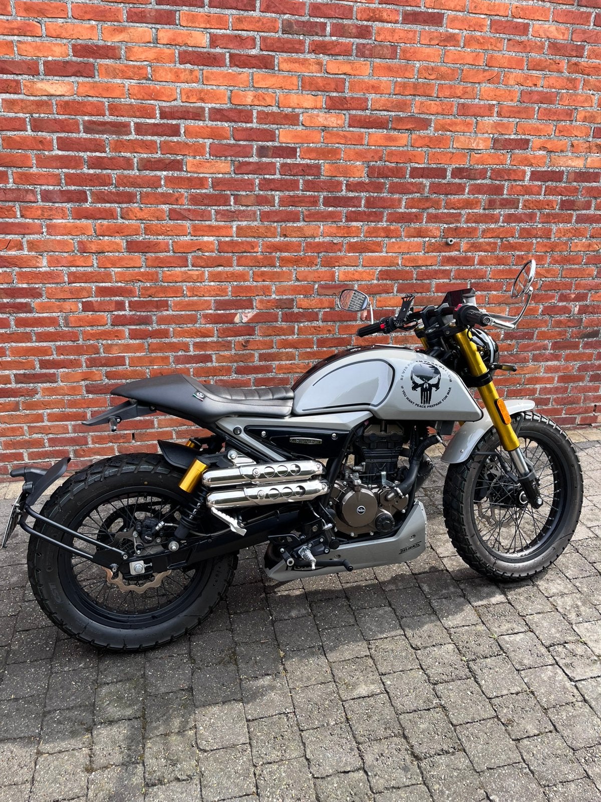 ️ FB Mondial HPS 125 – Unieke Scrambler Look – Topstaat!, Motoren, Motoren | Overige merken, Particulier, 11 kW of minder, ABS
