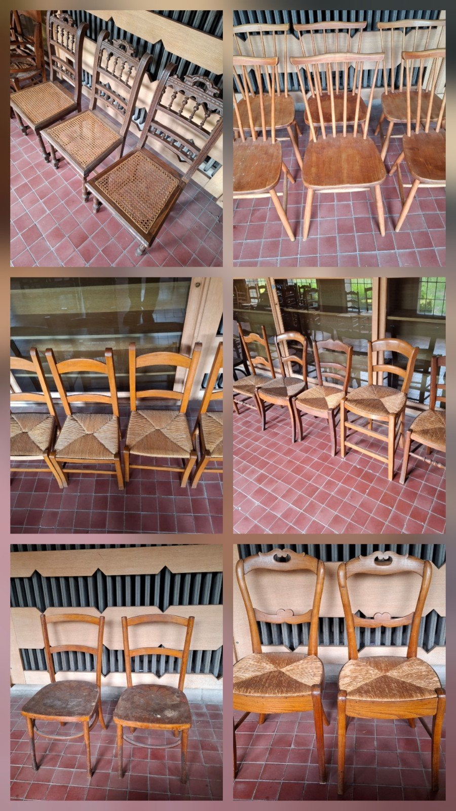 LOT DE CHAISES ANCIENNES DÉPAREILLÉES – À PARTIR DE 5 €, Antiquités & Art, Enlèvement