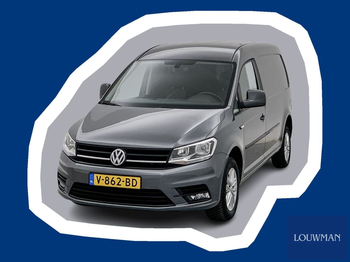 Volkswagen Caddy 2.0 TDI L2H1 BMT Maxi Highline Camera Cruis, Autos, 121 g/km, Argent ou Gris, Achat, Entreprise