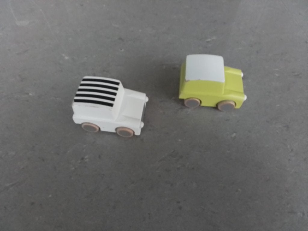 Set Houten auto's Kiko Kuruma, Ophalen, Gebruikt