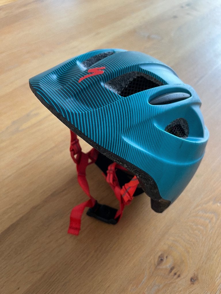 Fietshelm kind Specialized Mio - 46-51cm - blue/aqua, Ophalen, Gebruikt, Jongen of Meisje, Specialized