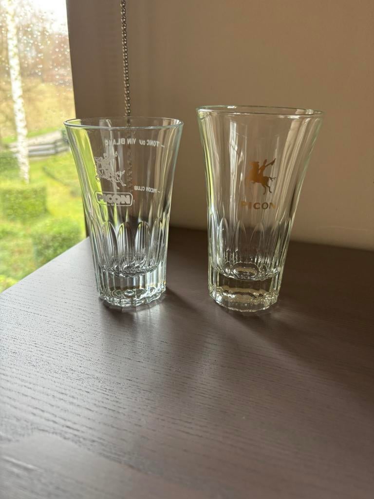 Verres Picon 2 pièces, Enlèvement ou Envoi, Comme neuf