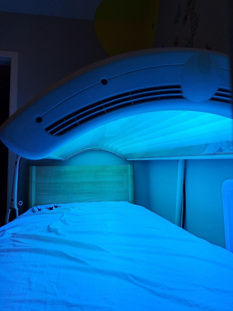 Halve zonnebank gratis op te halen, Ophalen