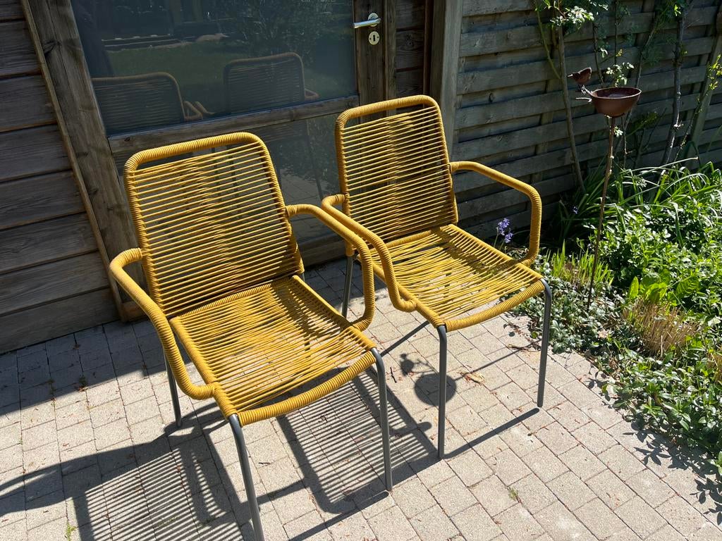Tuinstoelen (2), Tuin en Terras, Ophalen, Zo goed als nieuw