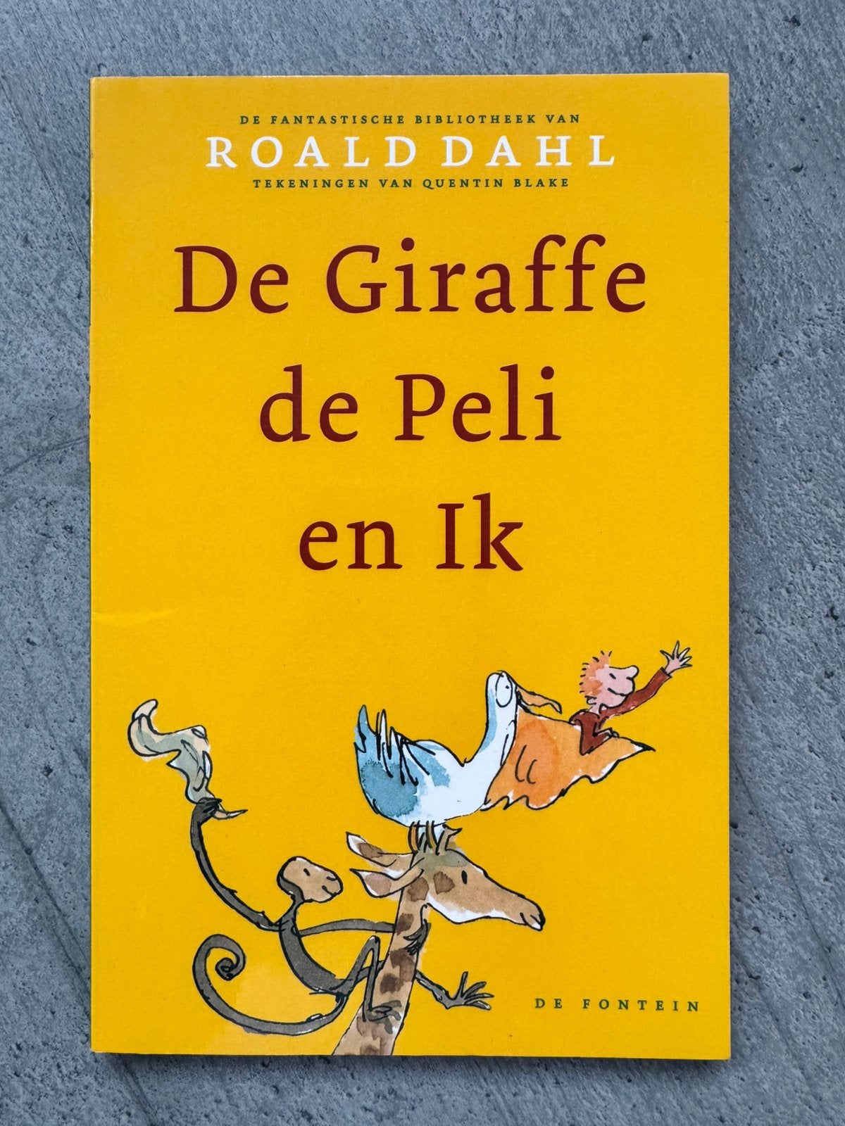 Roald Dahl - De Giraffe, de Peli en ik, Boeken, Ophalen, Zo goed als nieuw, Roald Dahl