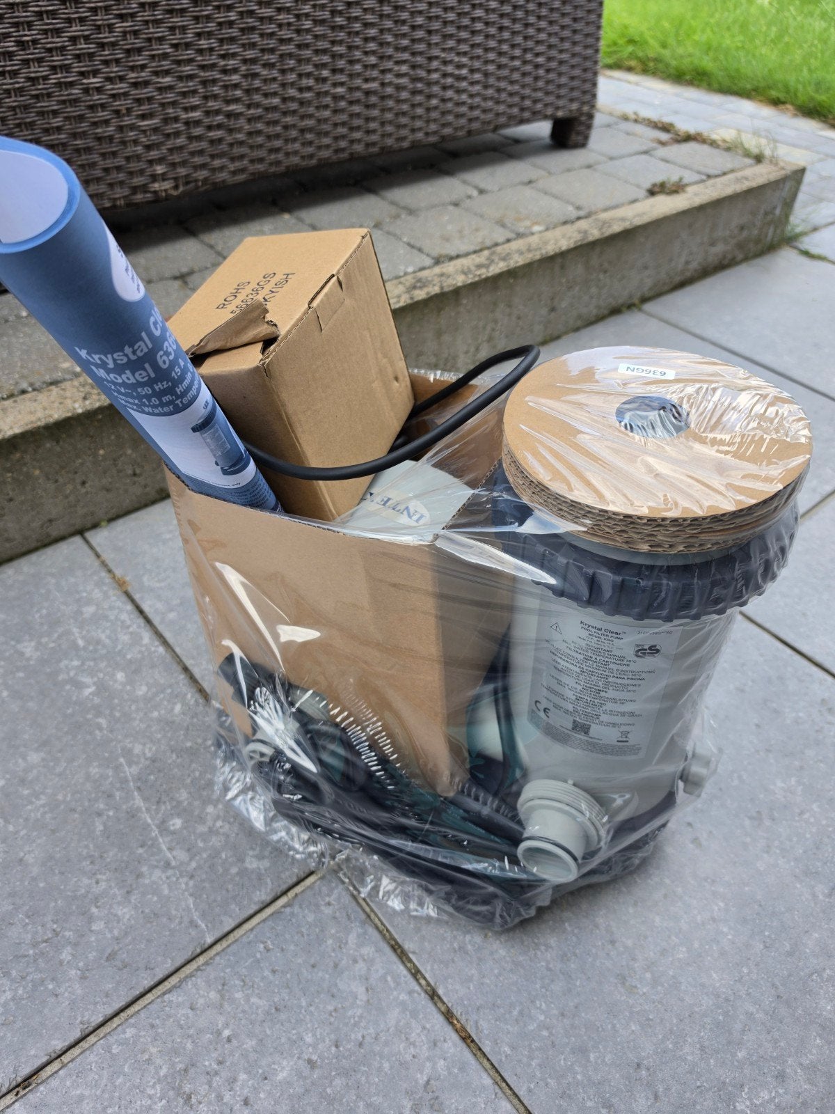 Intex zwembadpomp 636G, Tuin en Terras, Ophalen, Filter