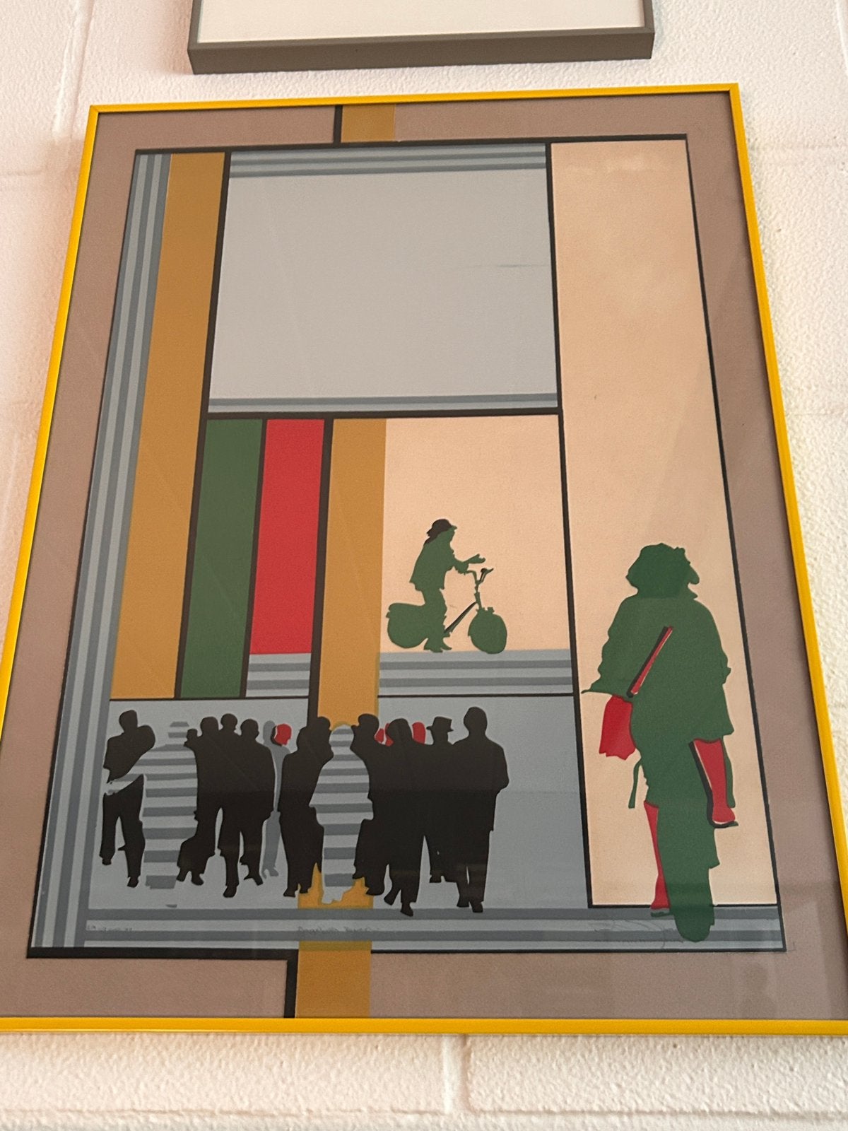 Anne-Marie Van Hoorick (B) - kleurenzeefdruk/ets, Antiek en Kunst, Kunst | Litho's en Zeefdrukken, Ophalen, Ets