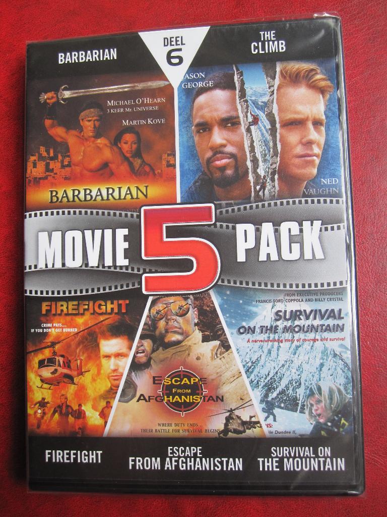 Movie 5 Pack 6 (5 films op 1 DVD) nieuw in de verpakking, Cd's en Dvd's, Dvd's | Actie, Nieuw in verpakking, Actie, Boxset, Vanaf 16 jaar