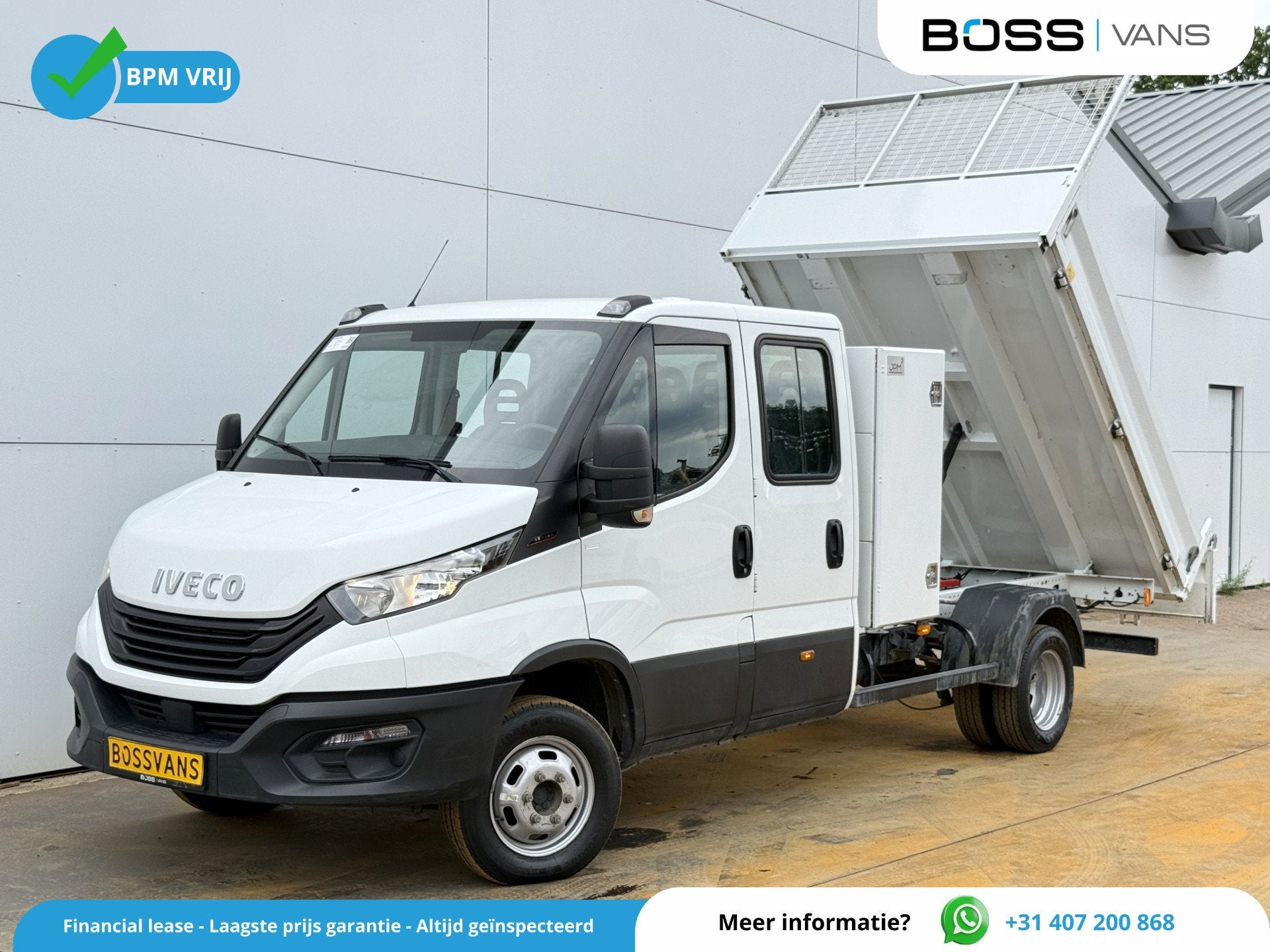 Iveco Daily 35C16 3.0 Dubbele Cabine Kipper Dubbellucht 3,5t, Cuir, Achat, 4 portes, Entreprise