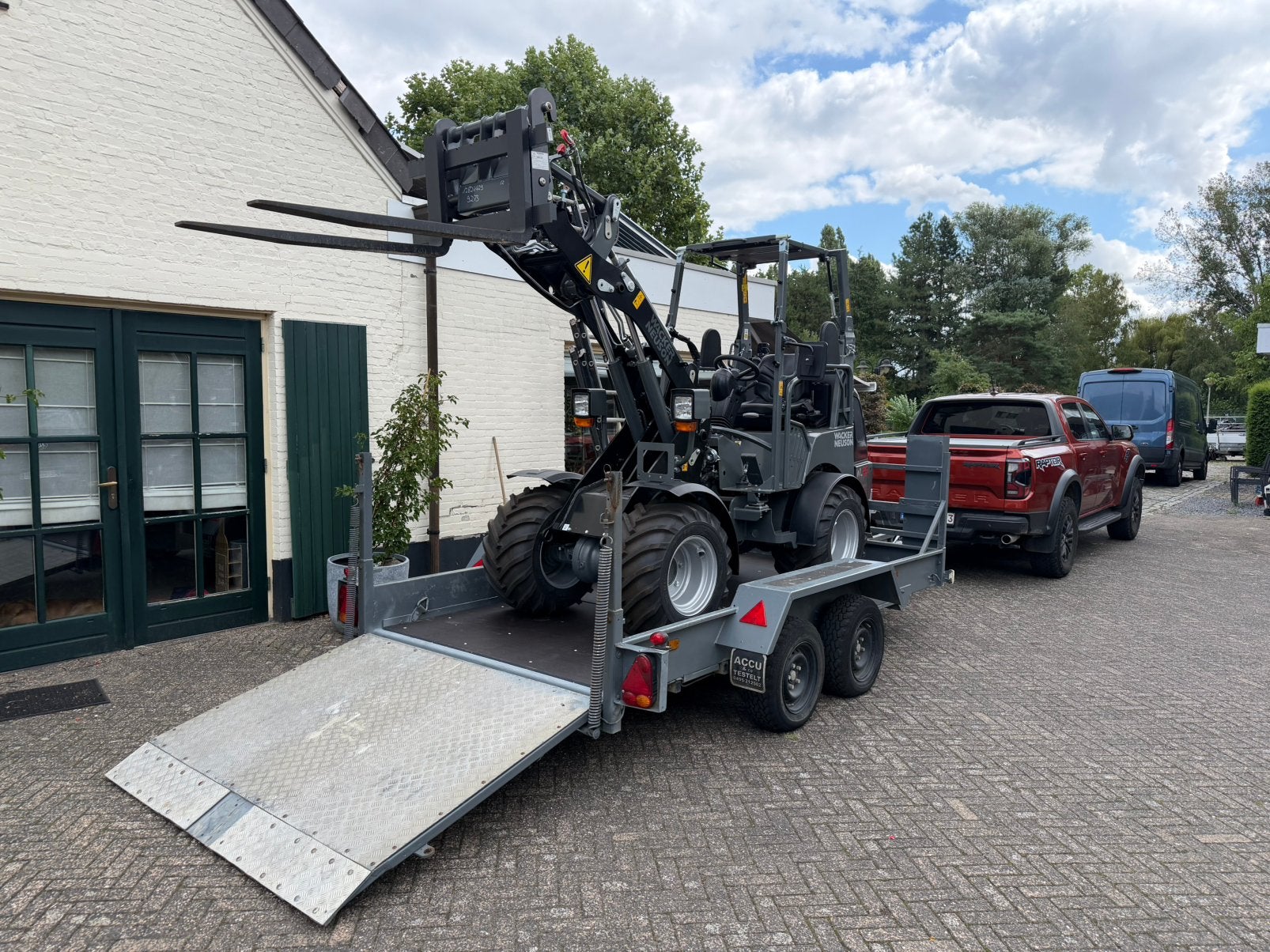 MACHINETRANSPORTER TE KOOP, Ophalen, Zo goed als nieuw