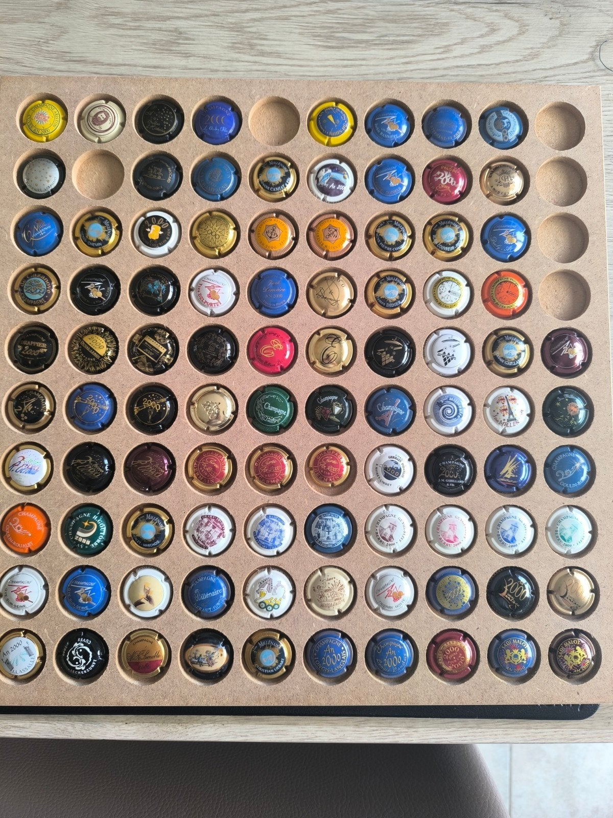 Lot unique de 126 capsules de champagne, toutes A2000, Enlèvement ou Envoi
