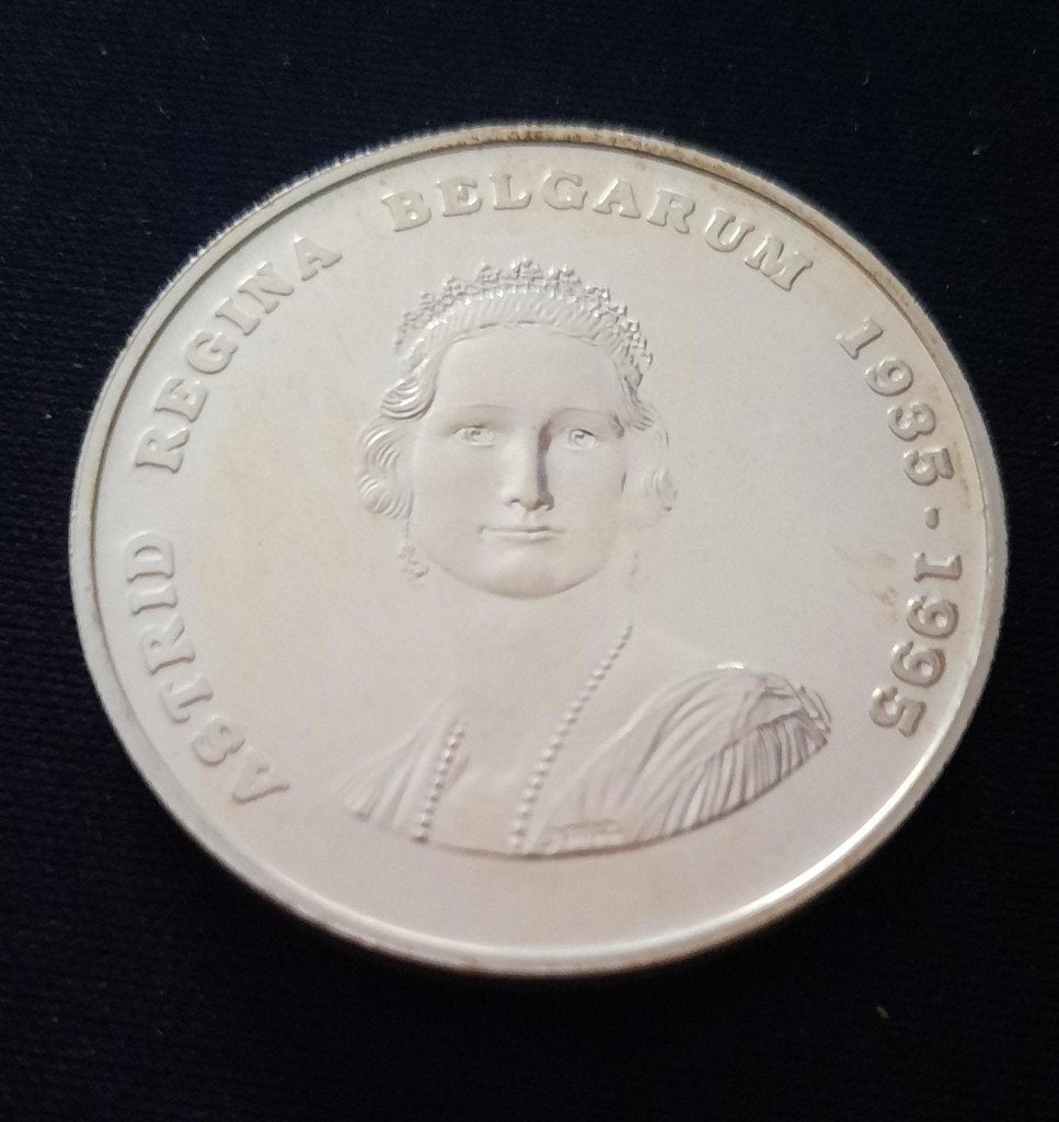 250 Fr Koningin Astrid 1995, Ophalen of Verzenden, Zilver