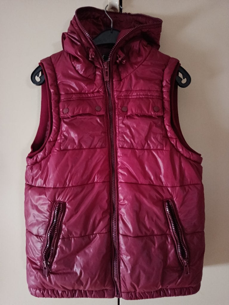 Mouwloze jas met capuchon, voor dames of heren, Kleding | Heren, Bodywarmers, Ophalen of Verzenden, Maat 46 (S) of kleiner, Overige kleuren