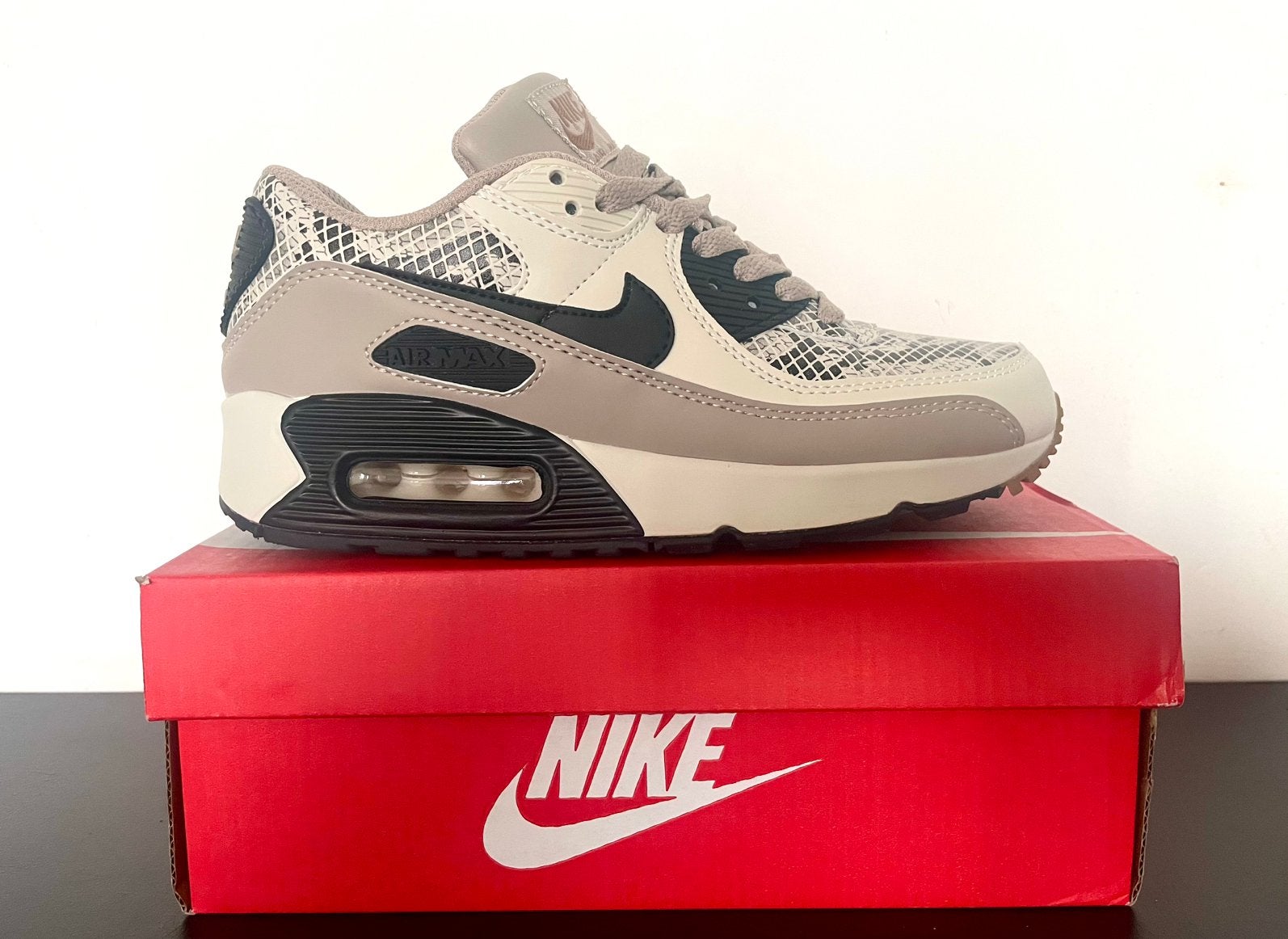 NIKE AIR MAX 90 SE Tan/snake skin [38] Limited Edition New!, Verzenden, Nieuw, Sneakers