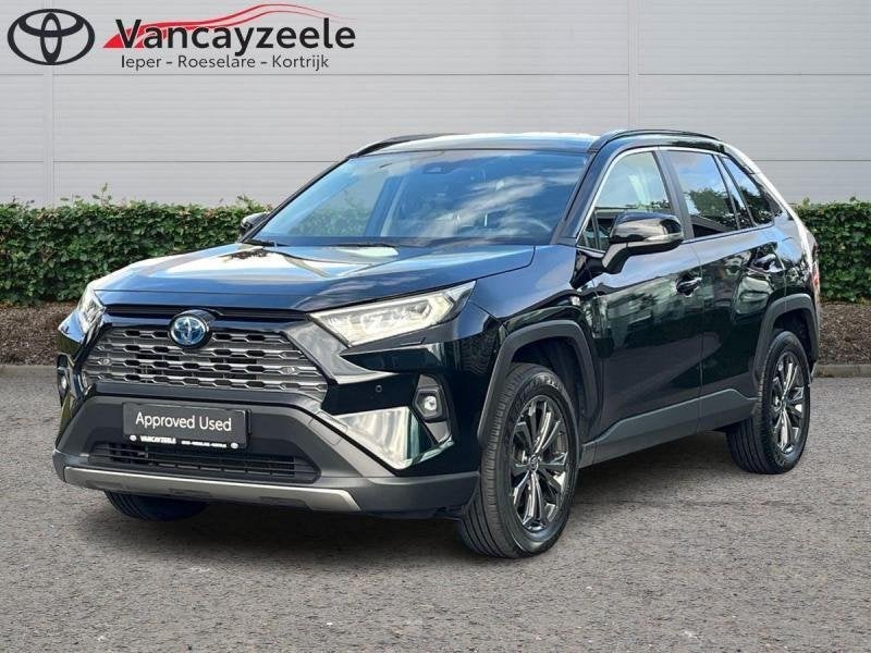 Toyota rav4 Dynamic Plus+leder+EV zetels+cam+gps+sens V+A, Auto's, Toyota, USB, 161 kW, Zwart, 5 deurs