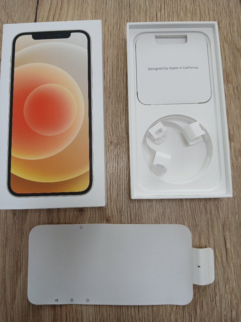 Origineel doosje iPhone 12, Telecommunicatie, Ophalen of Verzenden, Zo goed als nieuw, Wit, IPhone 12
