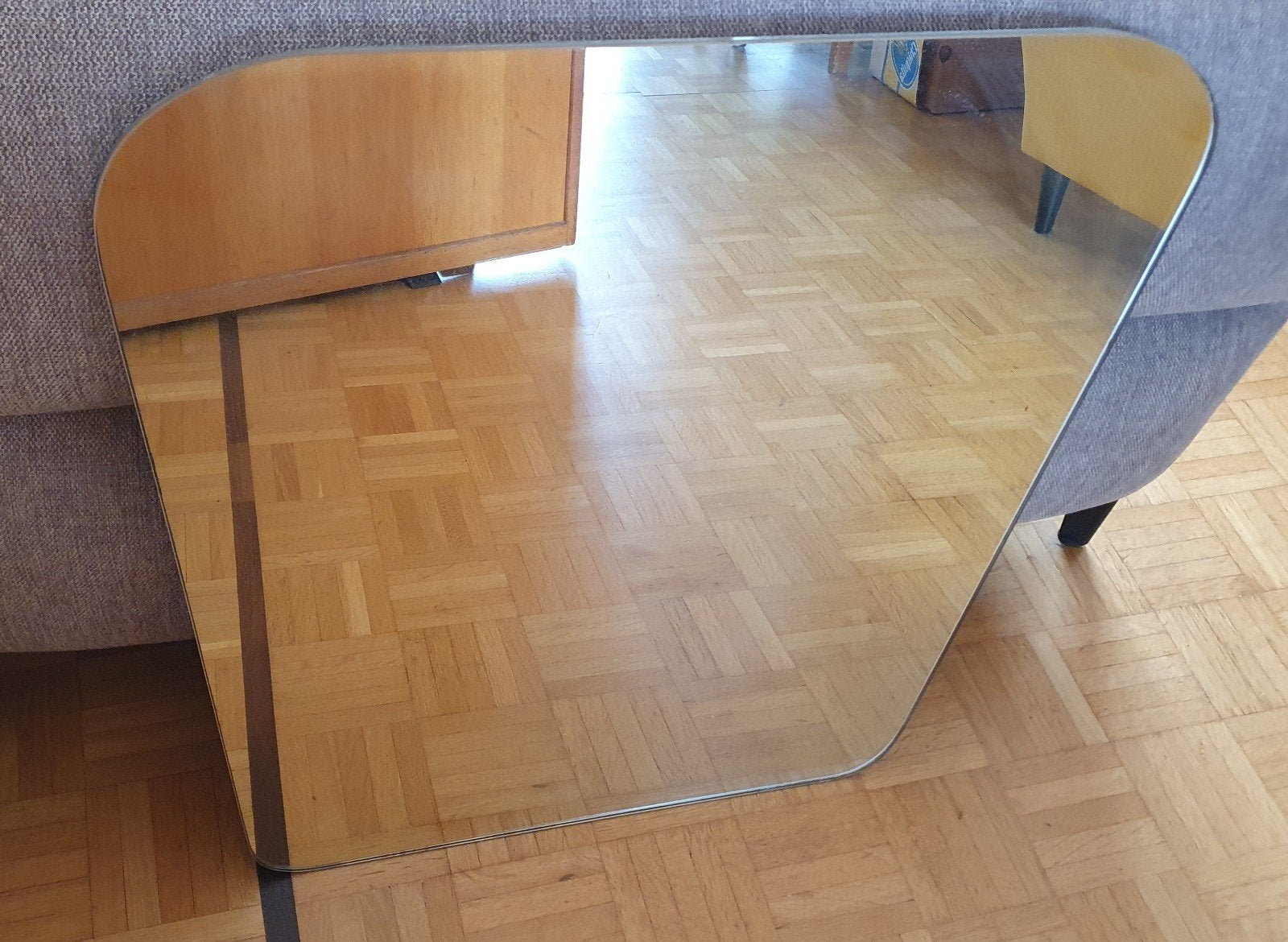 Mooie vintage spiegel, Ophalen, Gebruikt, Minder dan 100 cm, Overige vormen