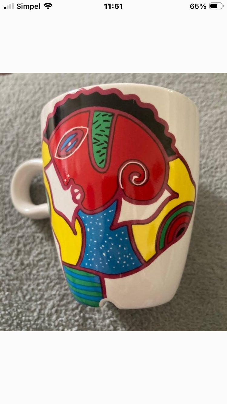 Tasse de Douwe Egbert | Mosa | Clemens Briels | N. Carels, Maison & Meubles, Cuisine | Vaisselle, Comme neuf, Mug, Porcelaine