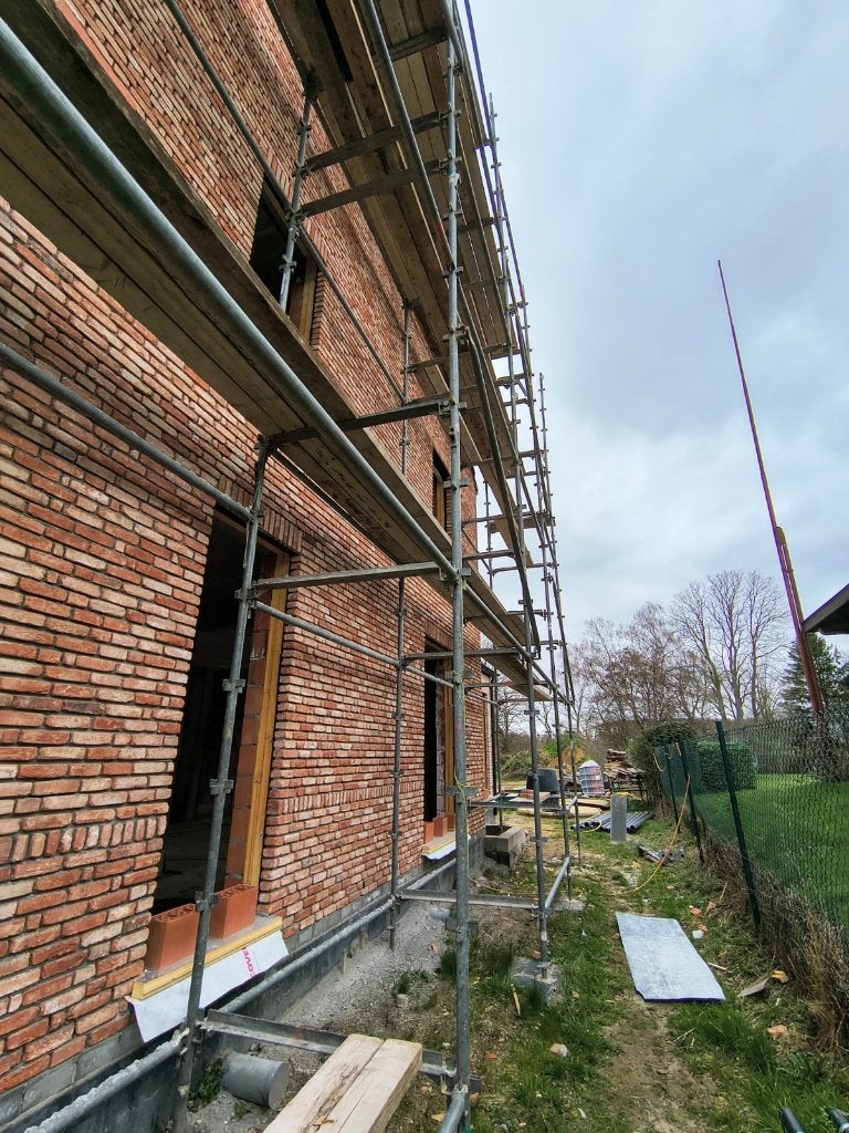 Stelling en toebehoren, Doe-het-zelf en Bouw, Steigers, Gebruikt, Gevelsteiger, Ophalen