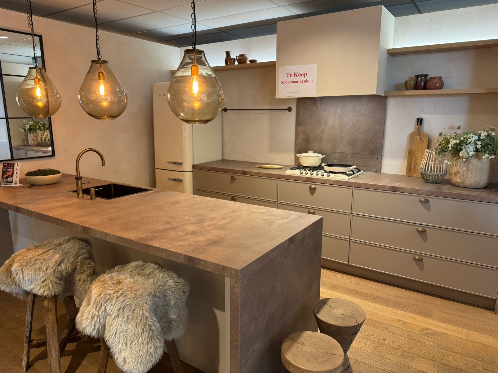 Showroom keuken tablet uit laminaat, Huis en Inrichting, Ophalen, Zo goed als nieuw