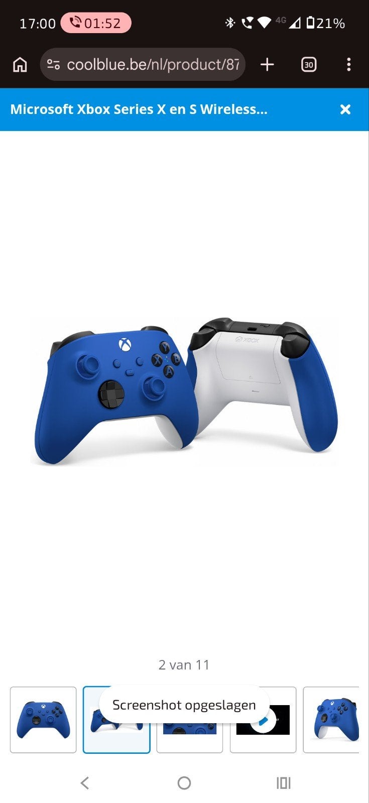 Xbox controller, Games en Spelcomputers, Ophalen of Verzenden, Controller