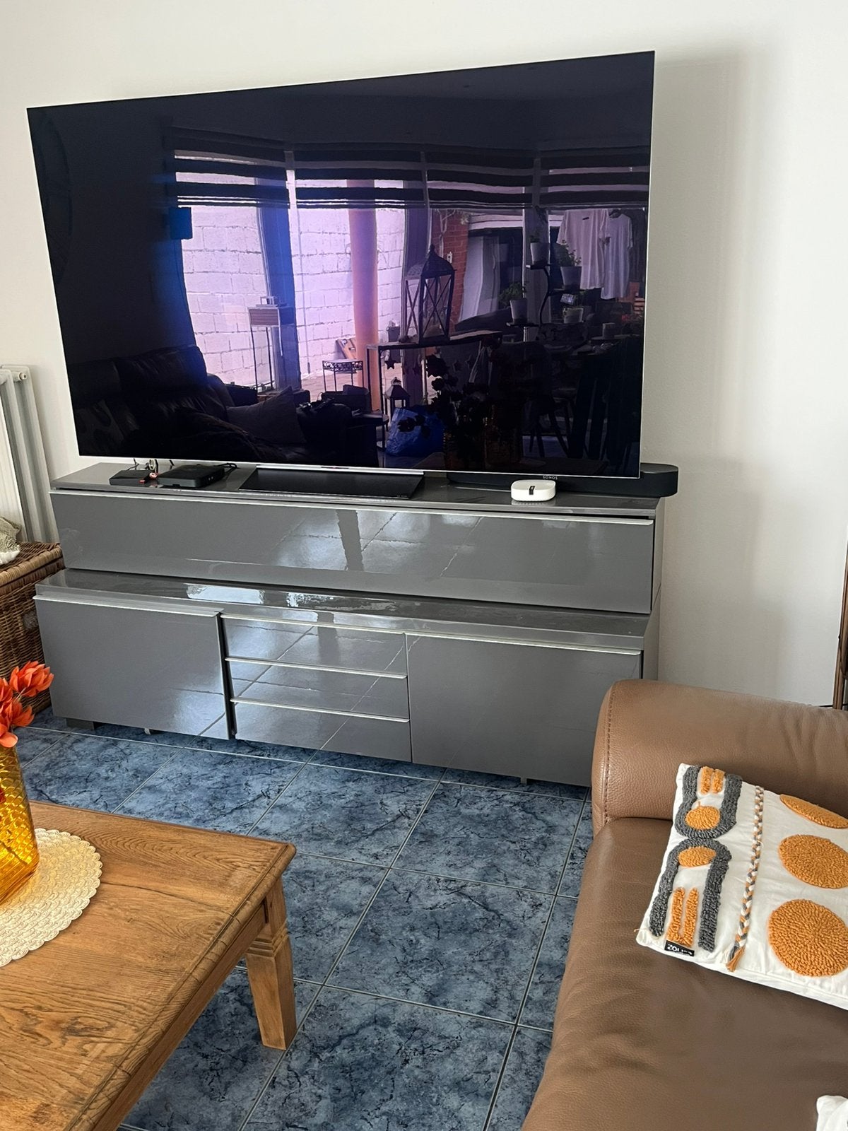 Meuble tv, Maison & Meubles, Armoires | Mobilier de télévision, Enlèvement, Comme neuf