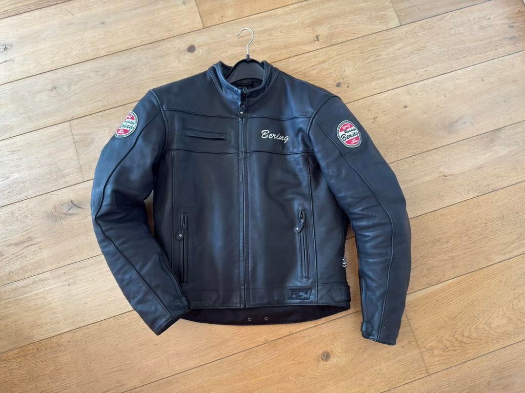 Retro lederen motorjas Bering (L - als nieuw - waterproof), Ophalen, Heren, Jas | leer