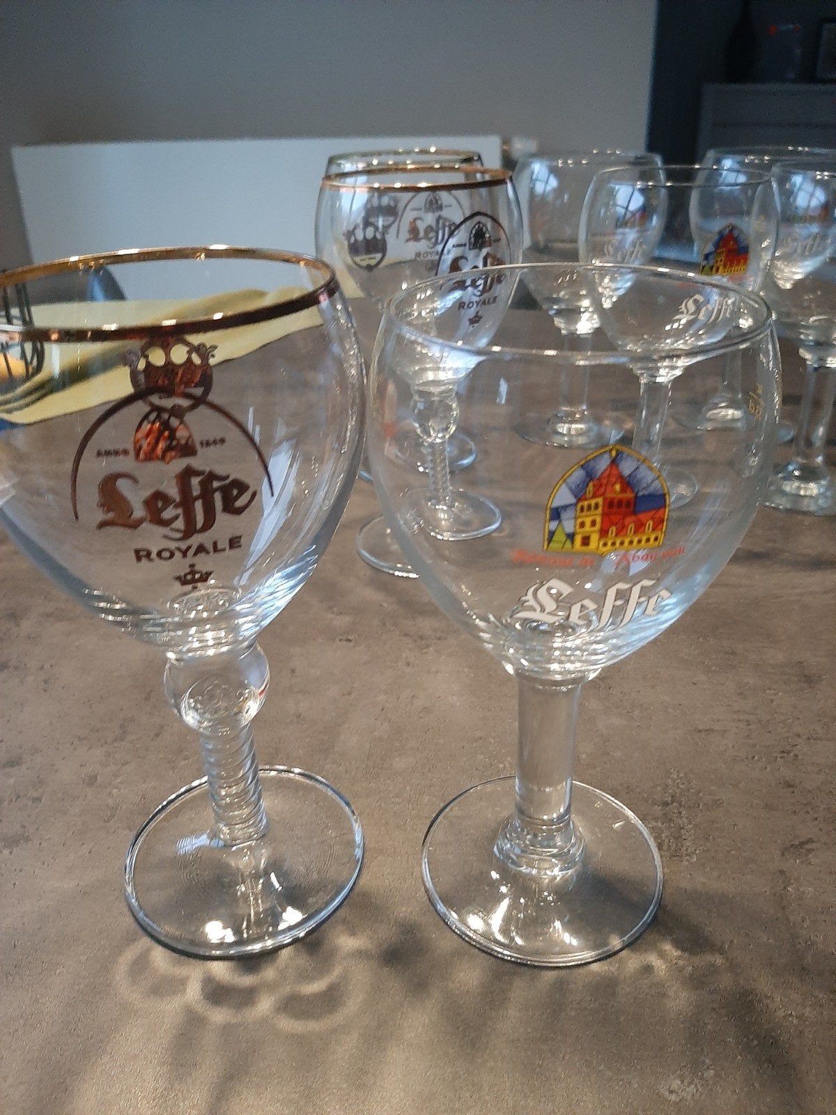 leffe glazen, Verzamelen, Ophalen