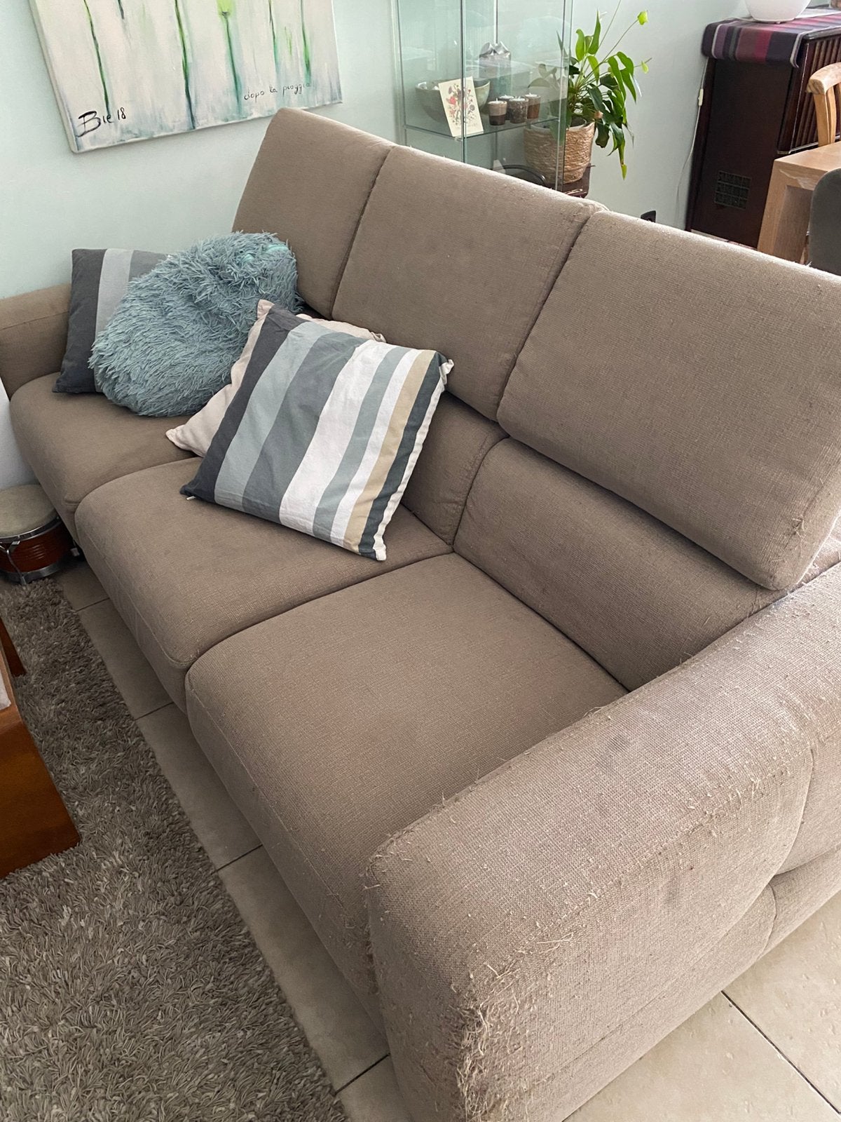 Grote stevige sofa, Huis en Inrichting, Zetels | Complete zithoeken, Gebruikt, Stof, Ophalen