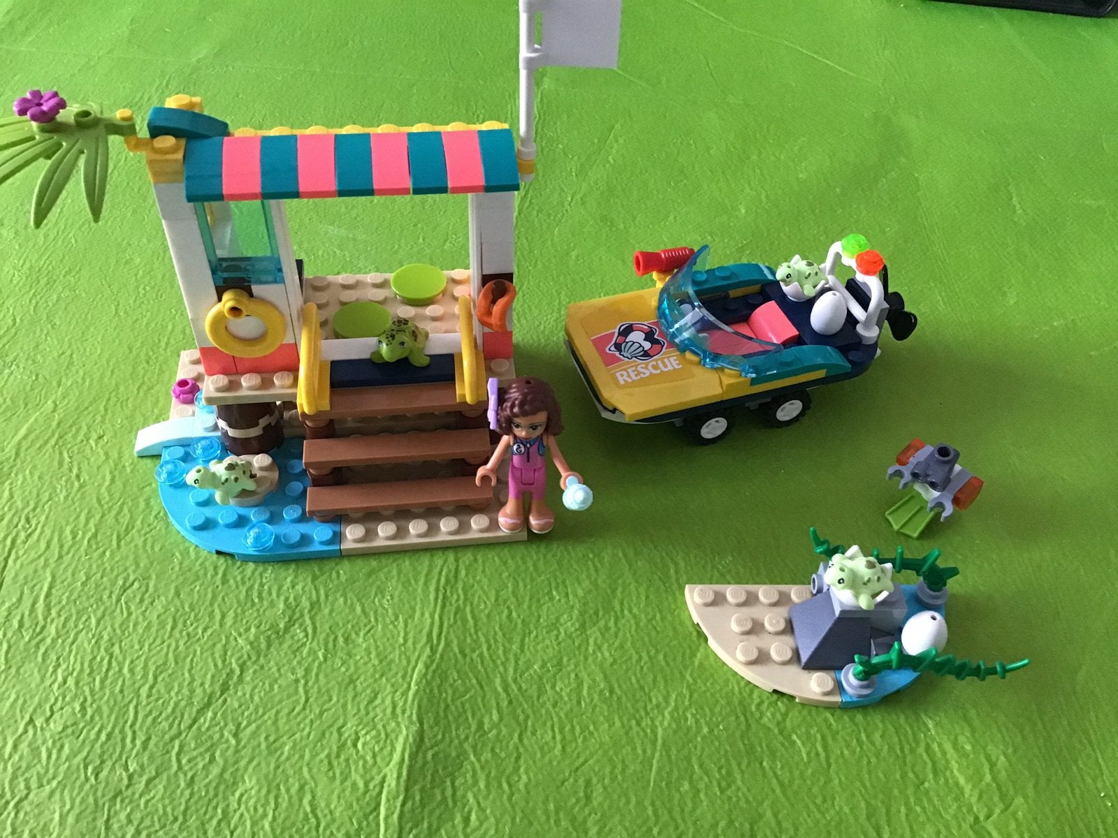 Lego schildpadden redding actie da, Ophalen of Verzenden, Zo goed als nieuw, Compleet, Lego