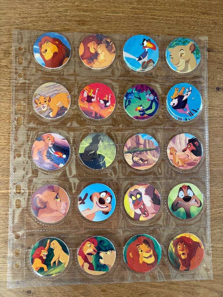 Panini Caps Disney - The Lion King (1995) 25 flippo's, Verzamelen, Ophalen of Verzenden, Verzameling