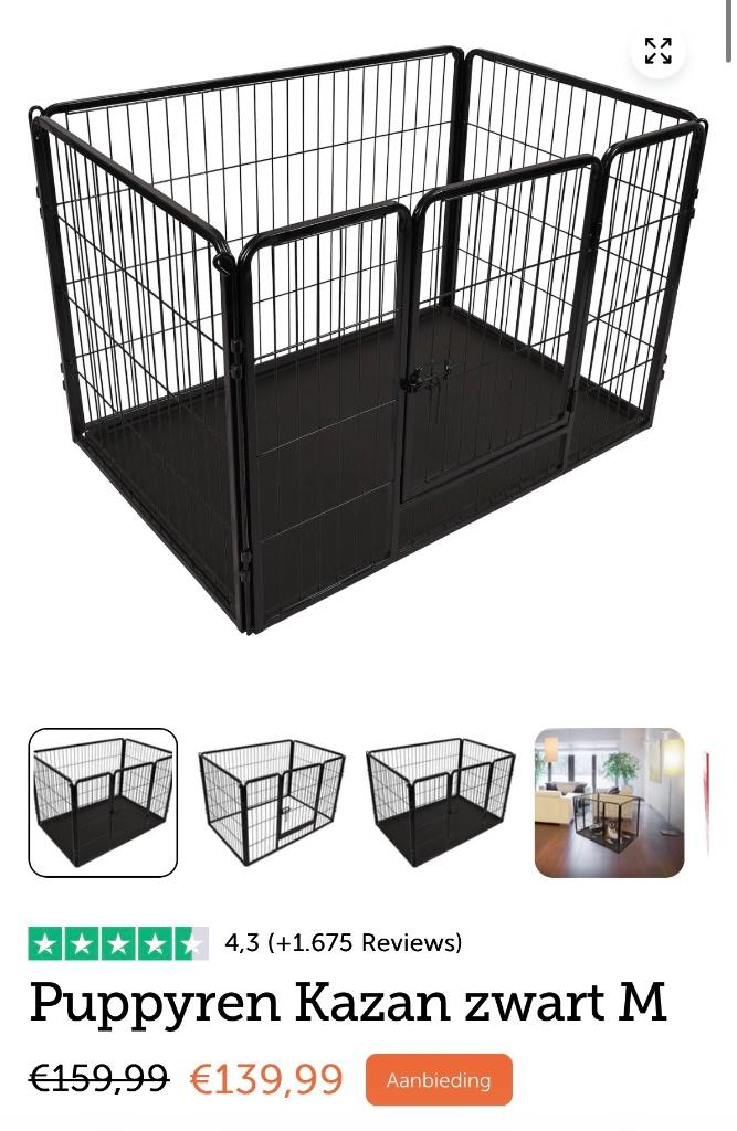 Hondenbenche, Dieren en Toebehoren, Hondenbenches, Ophalen, Zo goed als nieuw