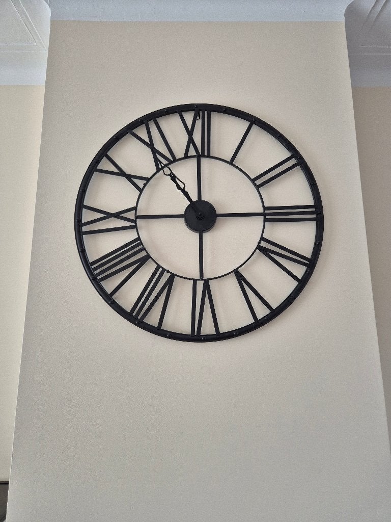 EYSS wandklok Bond – industrieel klassiek – 40 cm, Huis en Inrichting, Ophalen, Wandklok, Analoog, Zo goed als nieuw