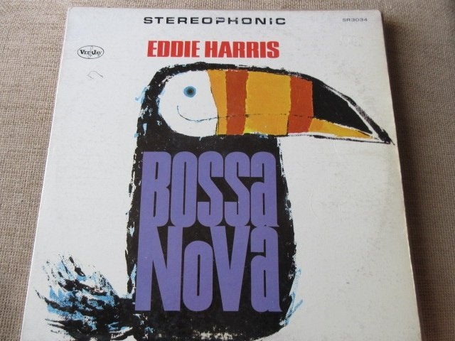 Originele LP Jazz Bossa Nova Eddie Harris - Bossa Nova, Cd's en Dvd's, Vinyl | Verzamelalbums, Gebruikt, Fotohoes, Inclusief binnenhoes