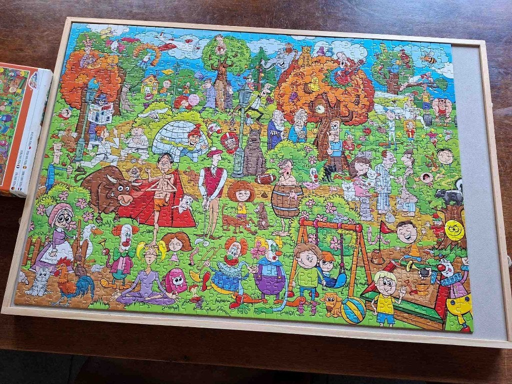 30 puzzels( +/- 1000 stuks) in pakket voor 100 €, Ophalen, 500 t/m 1500 stukjes, Zo goed als nieuw, Legpuzzel