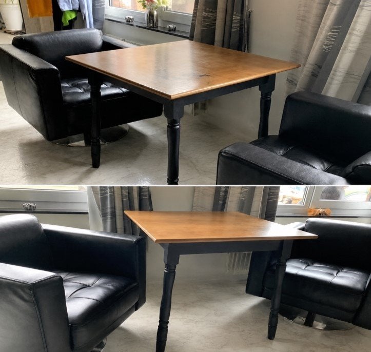 luxe lederen draaizetels, Ophalen, Minder dan 75 cm, Design, Zo goed als nieuw