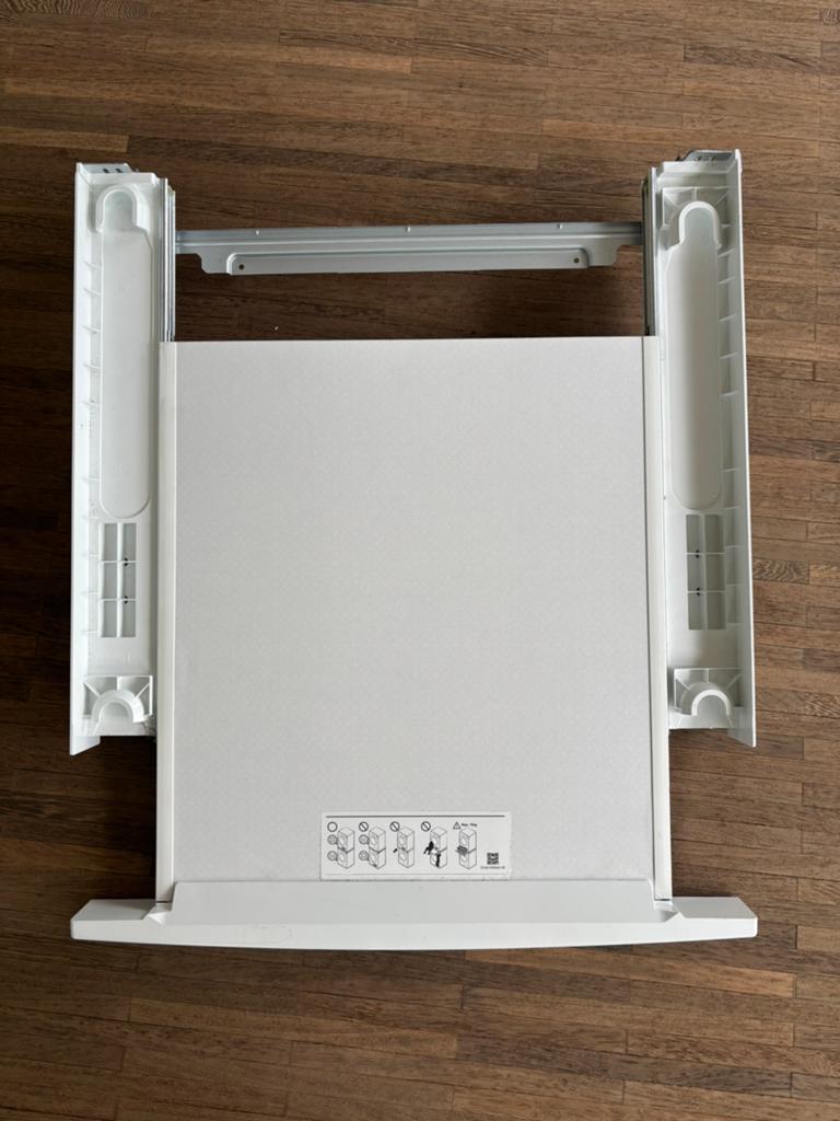 Tussenstuk wasmachine-droogkast met lade, Elektronische apparatuur, Ophalen, Zo goed als nieuw