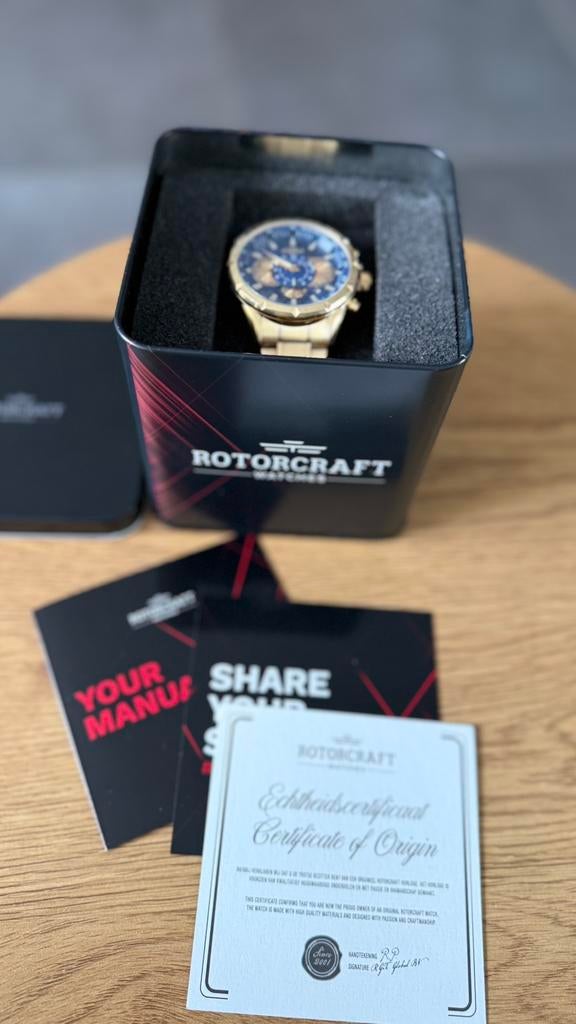 Rotorcraft rc4503, Bijoux, Sacs & Beauté, Montres | Hommes, Or, Enlèvement, Or, Neuf