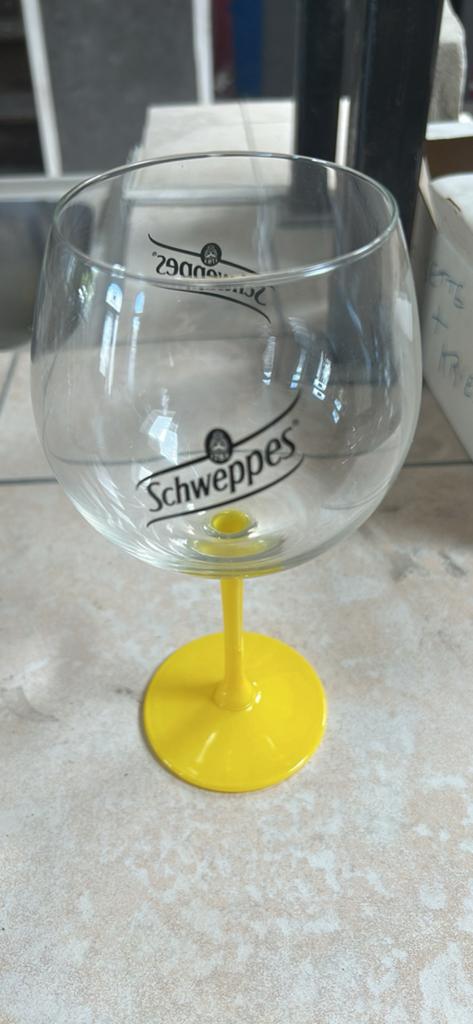 Lot de 6 verres schweppes, Collections, Enlèvement, Comme neuf
